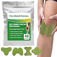 Knee Relief Patches, 48 Count Relief Patch Extract Sticker Heat Patches for Knee, Back, Neck, Shoulder