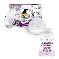 Ultimate Breastfeeding Essentials Bundle: Breast Milk Collection Cups + Lactation Supplement for Increased Breast Milk, Nipple Relief, and Postpartum Recovery and Enhance Nursing Experience