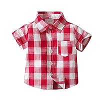 South Pole Big Boys Fashion Tee Toddler Boys Short Sleeve Fashion Plaid Shirt Tops Coat Hooded Tee Shirts for