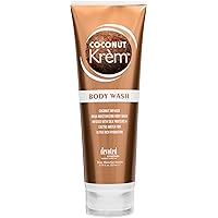 Devoted Creations Coconut Krem Body Wash – Coconut Infused Mega Moisturizing Body Wash with Silk Proteins and Cactus Water for Ultra Rich Hydration – 8 oz.