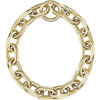 GUESS Gold-Tone Textured Chain Necklace