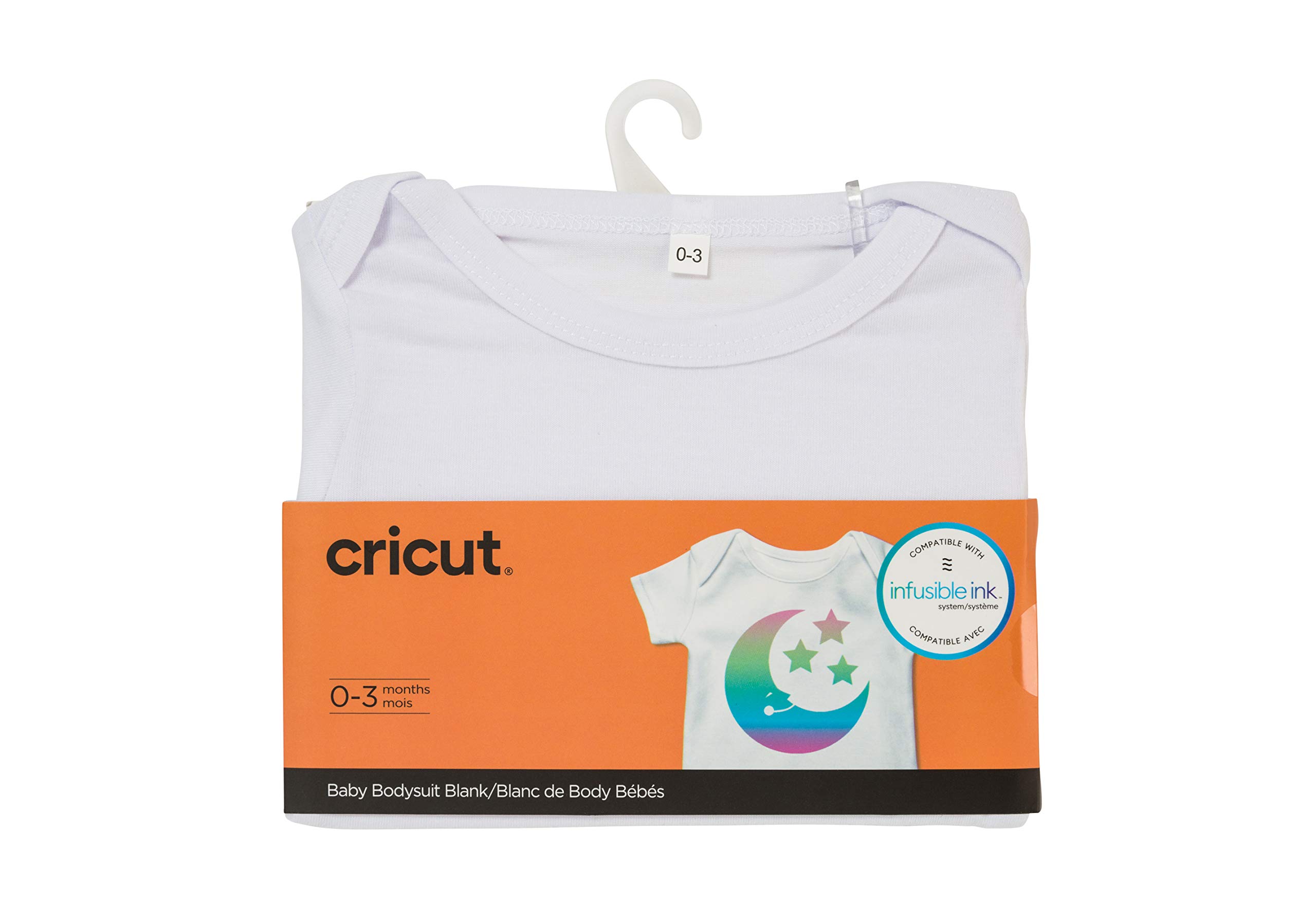 Cricut womens Baby Bodysuit BLANK BODY SUIT 0 3 MONTH, White, 0-3 Months US, 1 Count (Pack of 1)