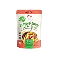 Iya Foods Pepper-Soup Seasoning, made from 100% with Herbs, Peppers & Spices. A Hearty, Nutritious Blend of Whole Food Ingredients Good for Body and Soul. No Preservatives, No Added Color, 5 oz Bag
