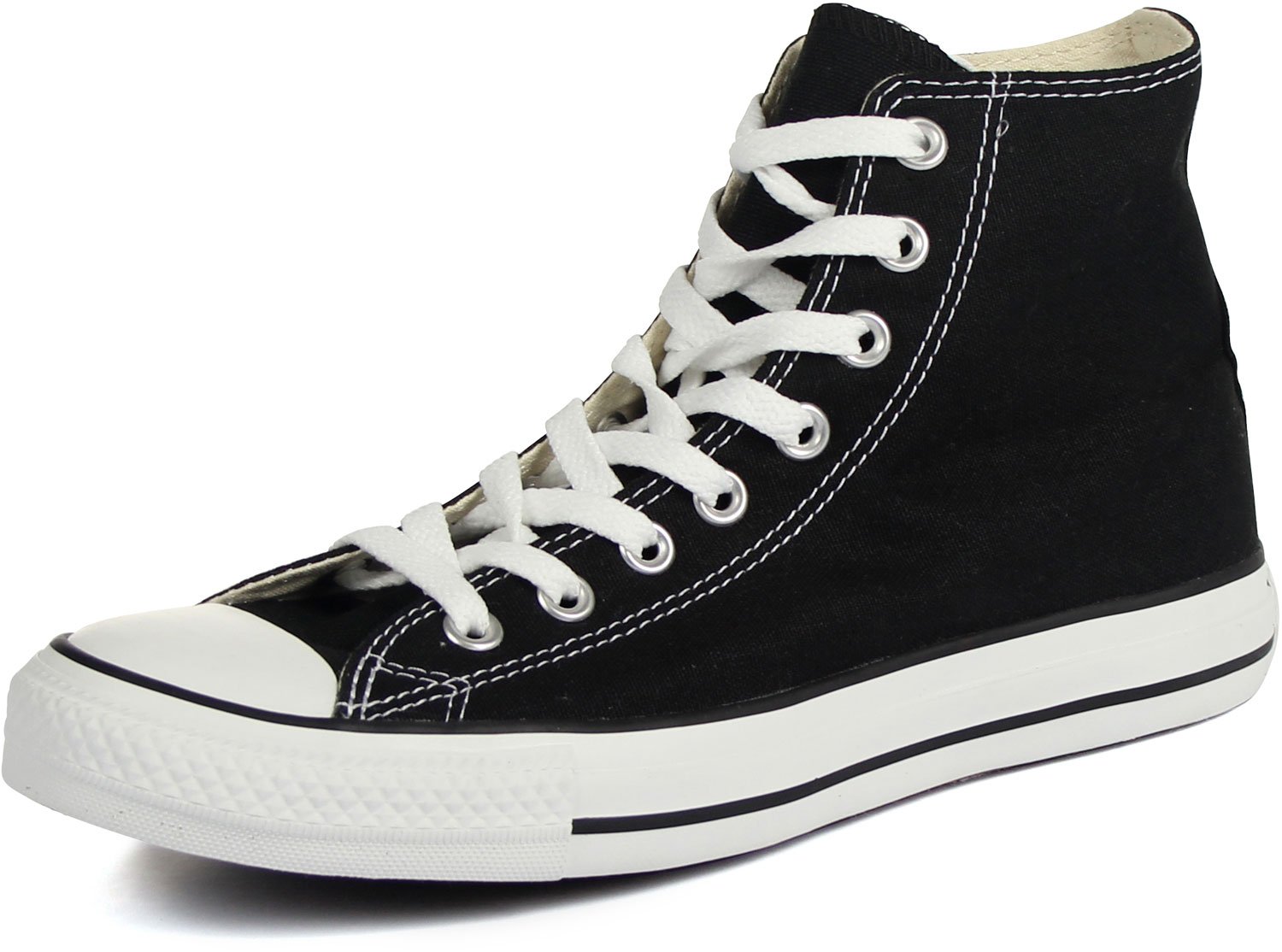 Converse Unisex Chuck Taylor All Star High Top Sneakers (10 D(M) US, Black/White)