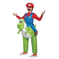 Disguise Mario Riding Yoshi Child Costume