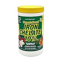 3-0-1 Organic Iron Chelate Concentrate (10% Iron) for Greener Plants & Lawns on Soils w/pH Below 7-24oz of Water Soluble Chelated Iron for Plants & Trees - Iron Supplement for Plants