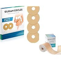 Areola Natural Blend Silicone Breast Scar Sheets & Silicone Gel Scar Tape Kit - Optimal Scar Treatment for Post Breast Surgery Scarring- Ideal for Mastectomy Recovery, Breast Lift & Reduction