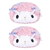 Anime My Sweet Piano 2 Pcs Car Neck Pillow Plush Auto Head Neck Rest Cushion for Chairs, Recliners, Driving Seats