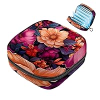 Flower Petal Sanitary Napkin Storage Bags Menstrual Cup Pouches Nursing Pad Holder Tampon Bags,