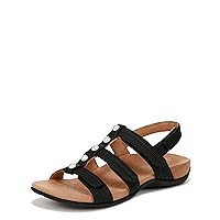 Vionic Women's Women's Rest Amber Backstrap Sandal - Ladies Adjustable Walking Sandals with Concealed Orthotic Arch Support