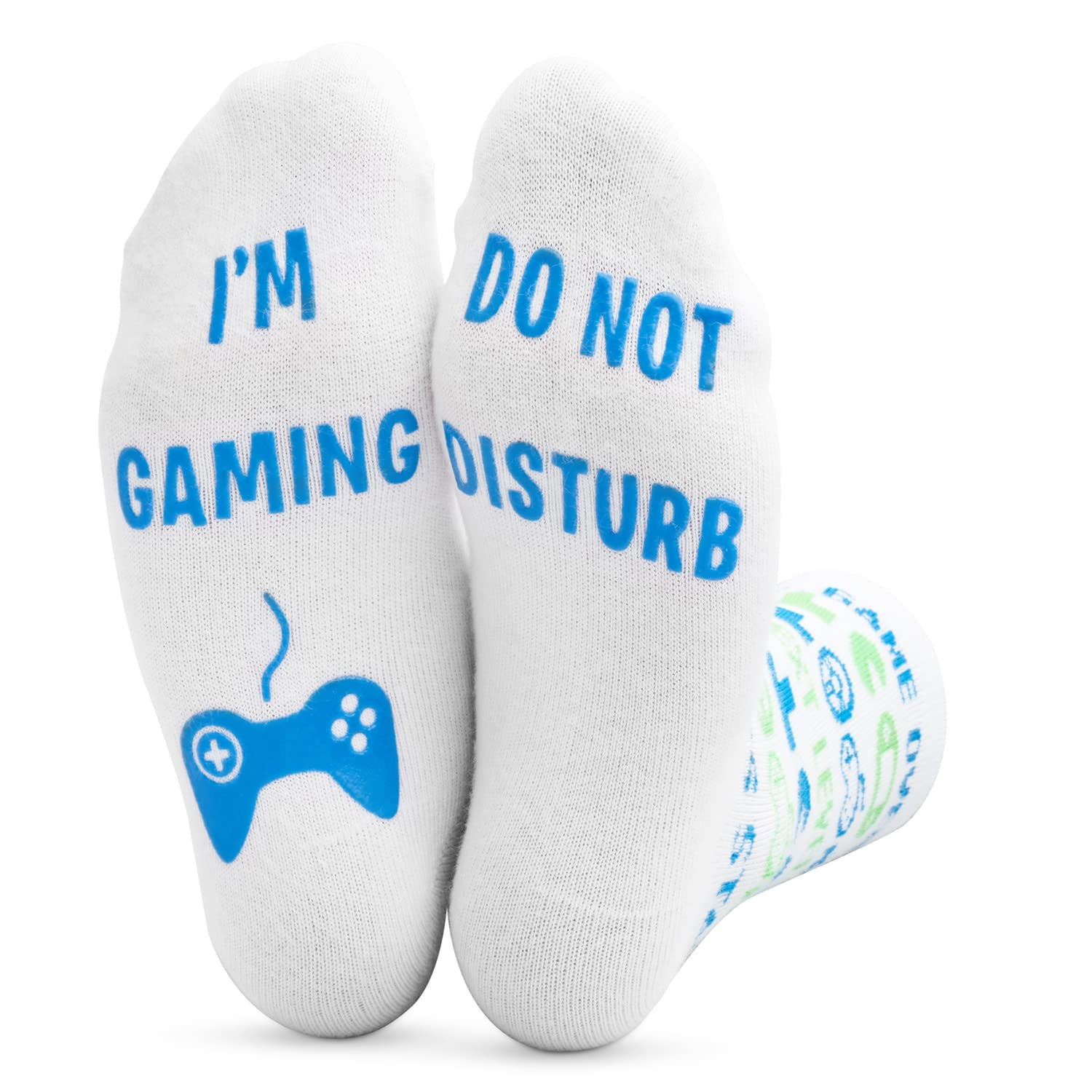 Kids Novelty Gaming Socks 2 Pack - 