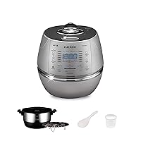 CRP-CHSS1009FN Induction Heating Pressure Rice Cooker, 10 cups, Metallic