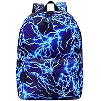 Kids Checkered Backpack, Waterproof Lightweight Travel Backpack, Boys Girls School Bookbag 17inch