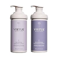 VIRTUE Full Sulfate Free Volumizing Shampoo and Conditioner Set Thickens, Safe for All Hair Types, Color Safe
