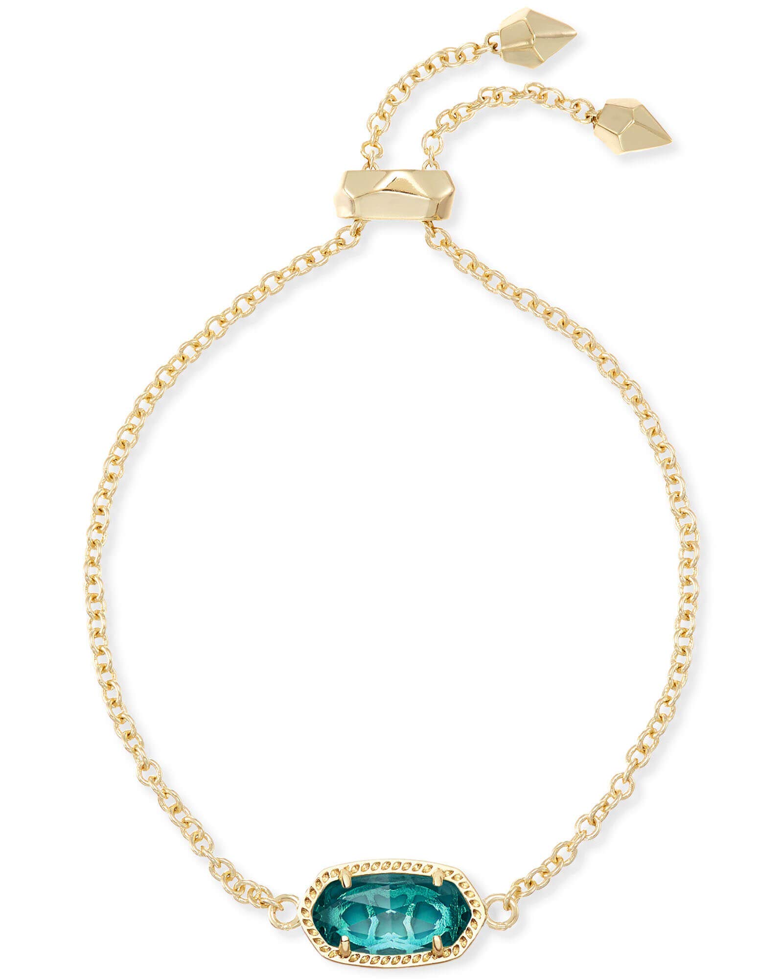 Kendra Scott Elaina Adjustable Chain Bracelet for Women, Fashion Jewelry, Gold-Plated