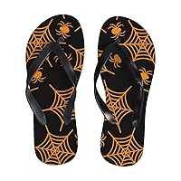 Vantaso Slim Flip Flops for Women Seamless Web and Spider Yoga Mat Thong Sandals Casual Slippers
