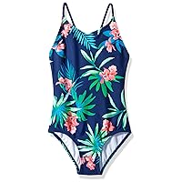 Girls' Daisy Beach Sport 1-Piece Swimsuit