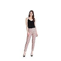 SLIM-SATION Women's Pull on Print Plu Size Ankle Pant
