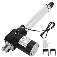 VEVOR 8 Inch Stroke Electric Actuators DC 12V with Mounting Bracket Heavy Duty 6000N/1320LB Actuators for Recliner TV Table Lift Massage Bed Electric Sofa