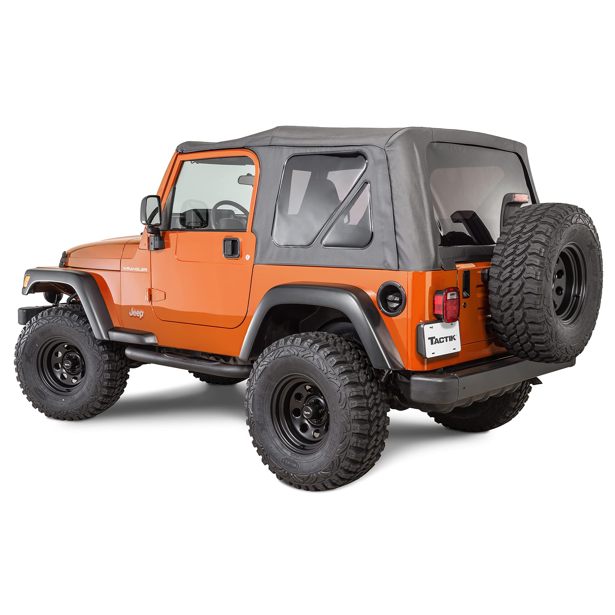 Mua TACTIK Fabric Only Replacement Soft Top - Fits Jeep Wrangler TJ 1997- 2006 - Custom-Fit Fabric Roof with Removable Side and Back Window Jeep TJ  Soft Top Jeep TJ Top Cover (No
