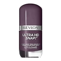 REVLON Ultra HD Snap Nail Polish, Glossy Nail Color, 100% Vegan Formula, No Base and Top Coat Needed, 033 Grounded, 0.27 fl. Oz.