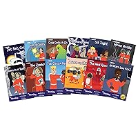 The Beanies Hi-Lo Diversity Decodables - Phase 3 Set 2-12 Book Set, Phonics, Reading Week-by-Week Guide, Learning Kids Age 5+