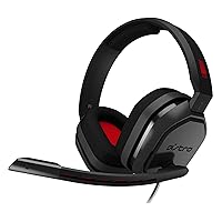 ASTRO Gaming A10 Wired Gaming Headset, Lightweight and Damage Resistant, ASTRO Audio, 3.5 mm Jack, for Xbox Series X|S, Xbox One, PS5, PS4, Nintendo Switch, PC, Mac- Black