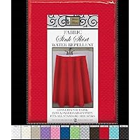 Mosaic Fabric Sink Skirt, Self Stick, Water Repellent, Cherry Red