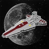 Republic Attack Cruiser Building Blocks Set, Architecture Display Model Building Toy, Awesome Gift for Boys Adults (1320pcs)