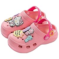 Hello Kitty Bears Clogs Slip on Water Shoes Casual Summer for Girls Toddlers Kids Children
