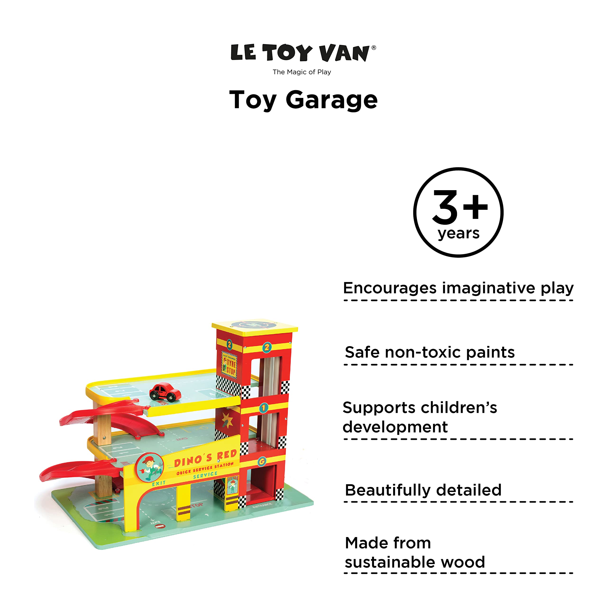 Le Toy Van Dino's Garage Playset (TV450)