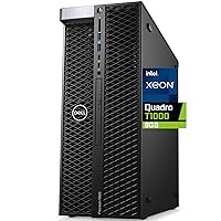 Dell Precision Xeon 5820 Tower Computer - Intel Xeon W-2245 8-Core, 64GB RAM, 2TB NVMe SSD, Nvidia Quadro T1000 8GB, 8K, Mini-DisplayPort, HDMI, DVDRW, Wi-Fi, BT, USB-C 10GBps, Windows 11 Pro