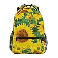 ALAZA Blooming Field of A Sunflowers Travel Laptop Backpack Durable College School Backpack