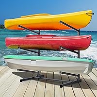 Kayak Storage Rack, Heavy Duty Kayak Wall Racks for Garage and Outdoor Storage, Storage Rack for Kayak, Canoe, Surfboard & Paddleboard