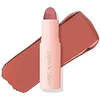 Mega Last Rich Satin Lip Color, Rich Creamy Color with Satin Finish, Infused with Vitamin E & Moisturizing Argan Oil, Lightweight, Silky-Smooth, Vegan & Cruelty-Free - Hush Lil' Beige