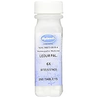 Hyland’s Ledum Pal. 6X Tablets, Natural Relief of Bites, Stings & Minor Puncture Wounds, 250 Count