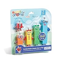 Numberblocks Friends One to Five Figures, Toy Figures Collectibles, Small Cartoon Figurines for Kids, Mini Action Figures, Character Figures, Play Figure Playsets, Imaginative Play Toys
