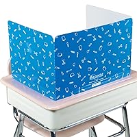 Really Good Stuff Standard Privacy Shields Set of 12, Blue - Create a Distraction-Free Learning Environment - Glossy Finish - Desk Dividers for Students