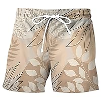 Mens Swim Trunks Quick Dry Bathing Suit Summer Beach Board Shorts for Men with Pockets and Mesh Lining