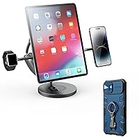 Nillkin Nilllkin Magnetic iPad Stand for iPad, iPhone, Apple Watch and Headphone iPhone 14 Pro Max Case Magnetic with Stand, Blue