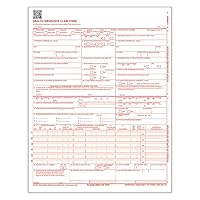CMS 1500 Healthcare Billing Form - 02/12, Laser, 1000-Count (CMS12LC1)