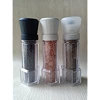 adjustable salt and pepper grinder mill, 4 oz capacity, 60 sets of 3 (YCB-SP-J03)