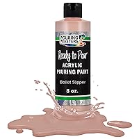Ballet Slipper Acrylic Ready to Pour Pouring Paint - Premium 8-Ounce Pre-Mixed Water-Based - for Canvas, Wood, Paper, Crafts, Tile, Rocks and More