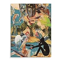 Romare Bearden Poster Collage Painter Abstract Painting Art Poster Canvas Poster Bedroom Decor Office Room Decor Gift Unframe-style 24x32inch(60x80cm)