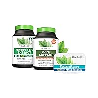 Zenwise Health Green Tea Extract, Joint Support, Free Travel Size Enzymes