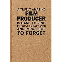 Funny Film Producer Gifts: 6x9 inches 108 Lined pages Funny Notebook | Ruled Unique Diary | Sarcastic Humor Journal for Men & Women | Secret Santa Gag for Christmas | Appreciation Gift