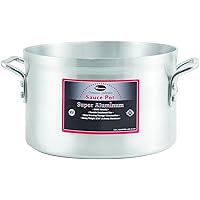 Winco USA Super Aluminum Sauce Pot, Heavy Weight, 40 Quart, Aluminum