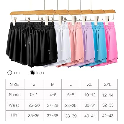 Flowy Athletic Shorts for Women Gym Yoga Workout Running Biker Spandex Butterfly Tennis Skirts Cute Clothes Summer