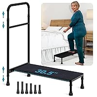 Bed Step Stool with Handle for Elderly Adults, 30.5