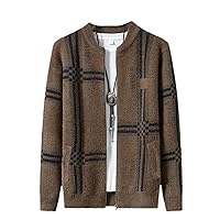 Autumn and Winter Trend Plus Cashmere Sweater Men's Casual Loose Thick Warm Sweater